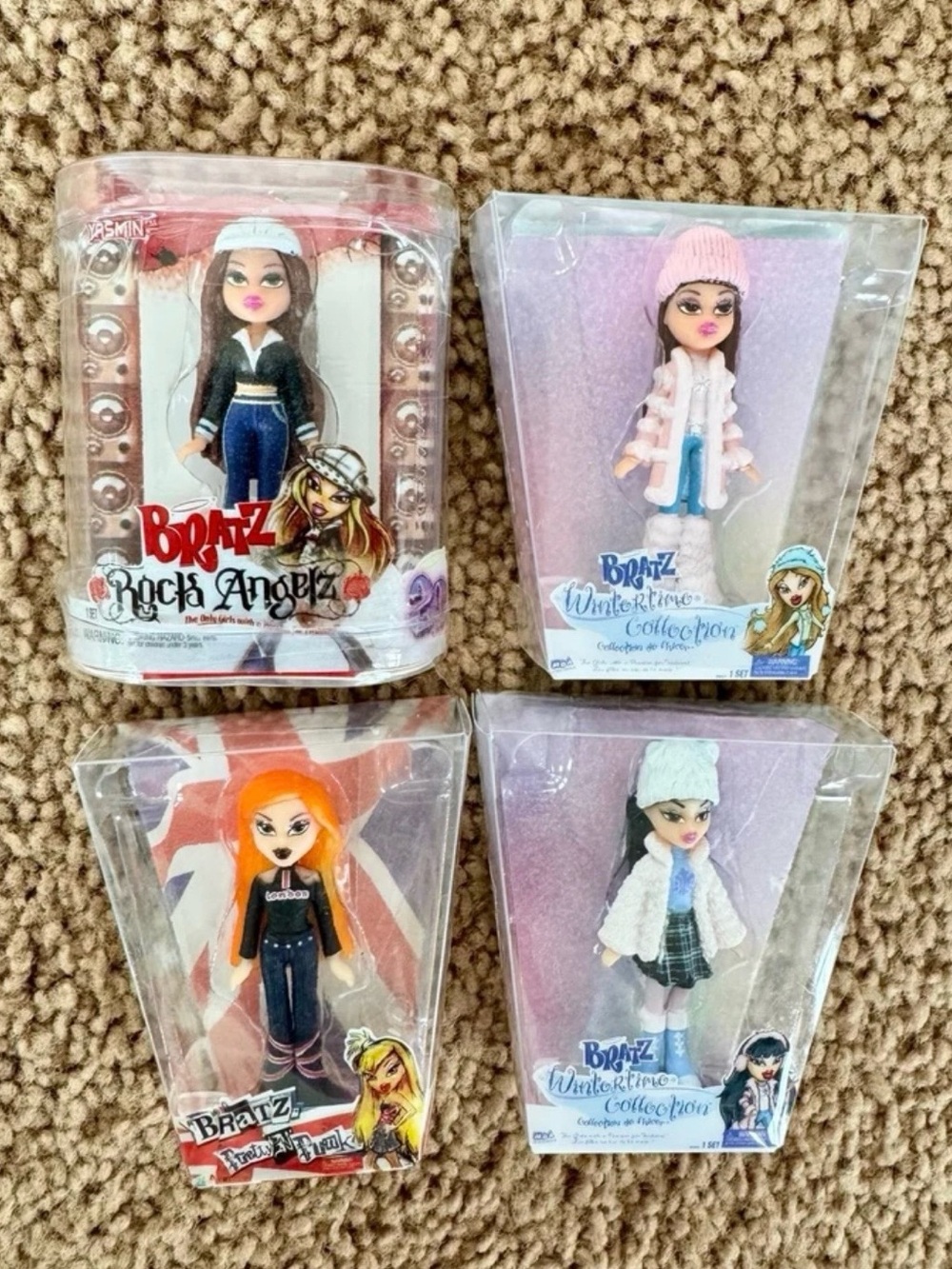 Mini Bratz Dolls Series 1 Lot of 4